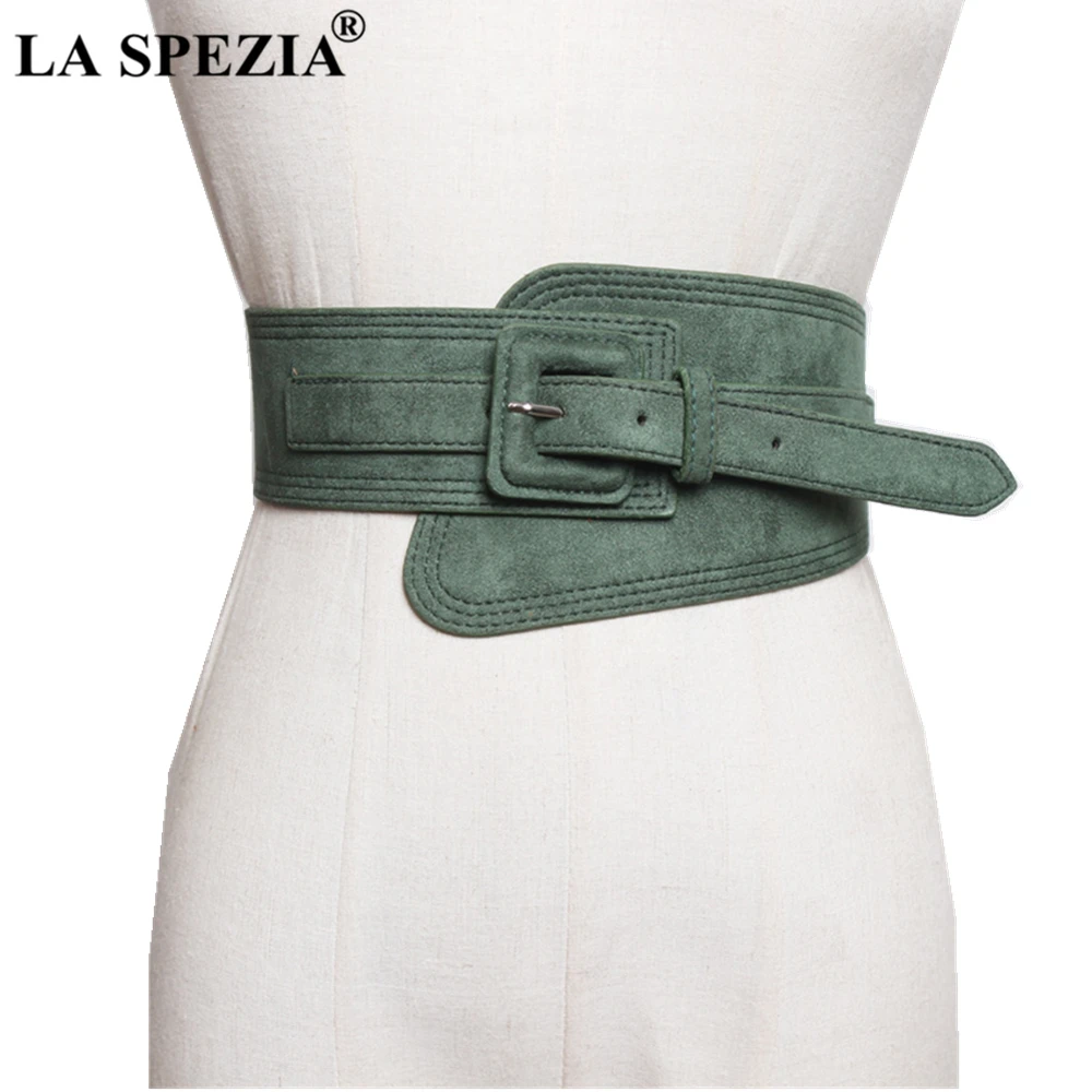 Cinturón ancho verde para mujer, faja diseñador para vestido Vintage, corsé, novedad de 2022|Cinturones de mujer| - AliExpress