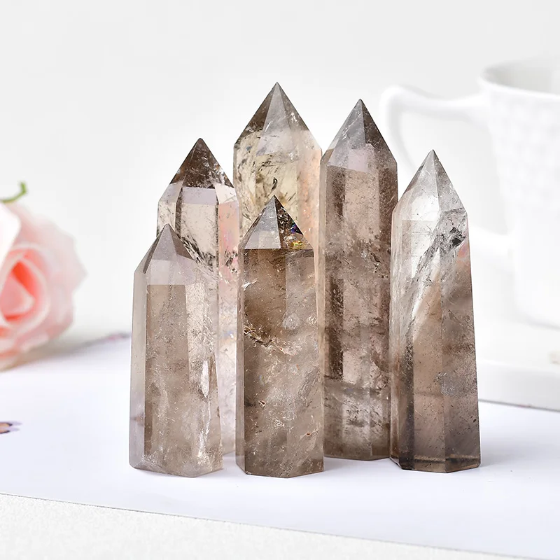 Natural Crystal Smoky Quartz Healing Stone 2