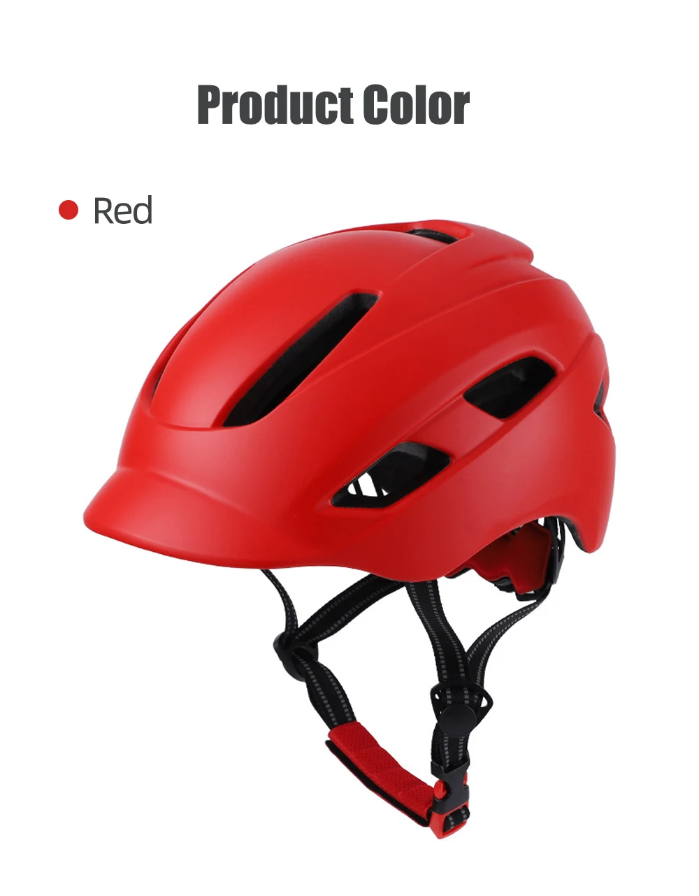 Bicycle Helmet Intergrally- urban leisure Cycling Helmet Mountain Road Bike Helmet Sport Safe Hat For Man Size 56-61 cm