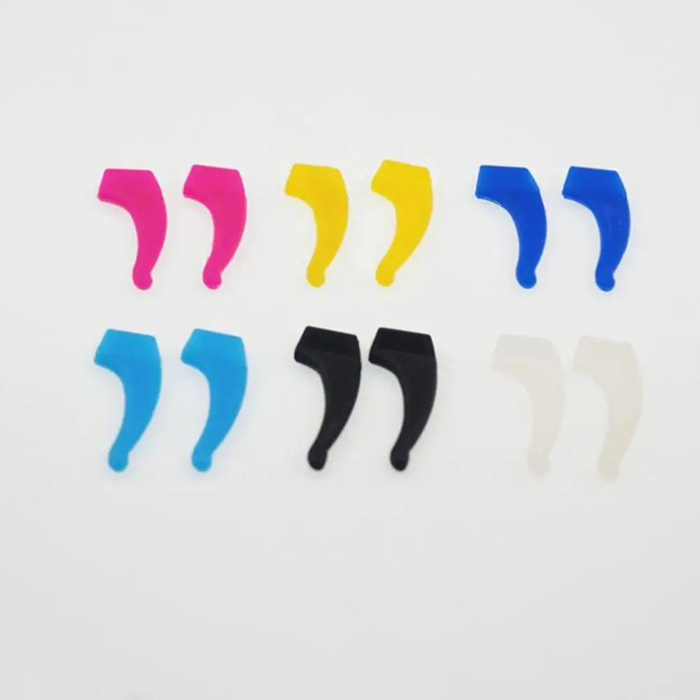 

2 Pairs Silicone Anti Slip Ear Hook Eyeglasses Leg Grip Glasses Sports Reading Glasses Sunglasses Accessories