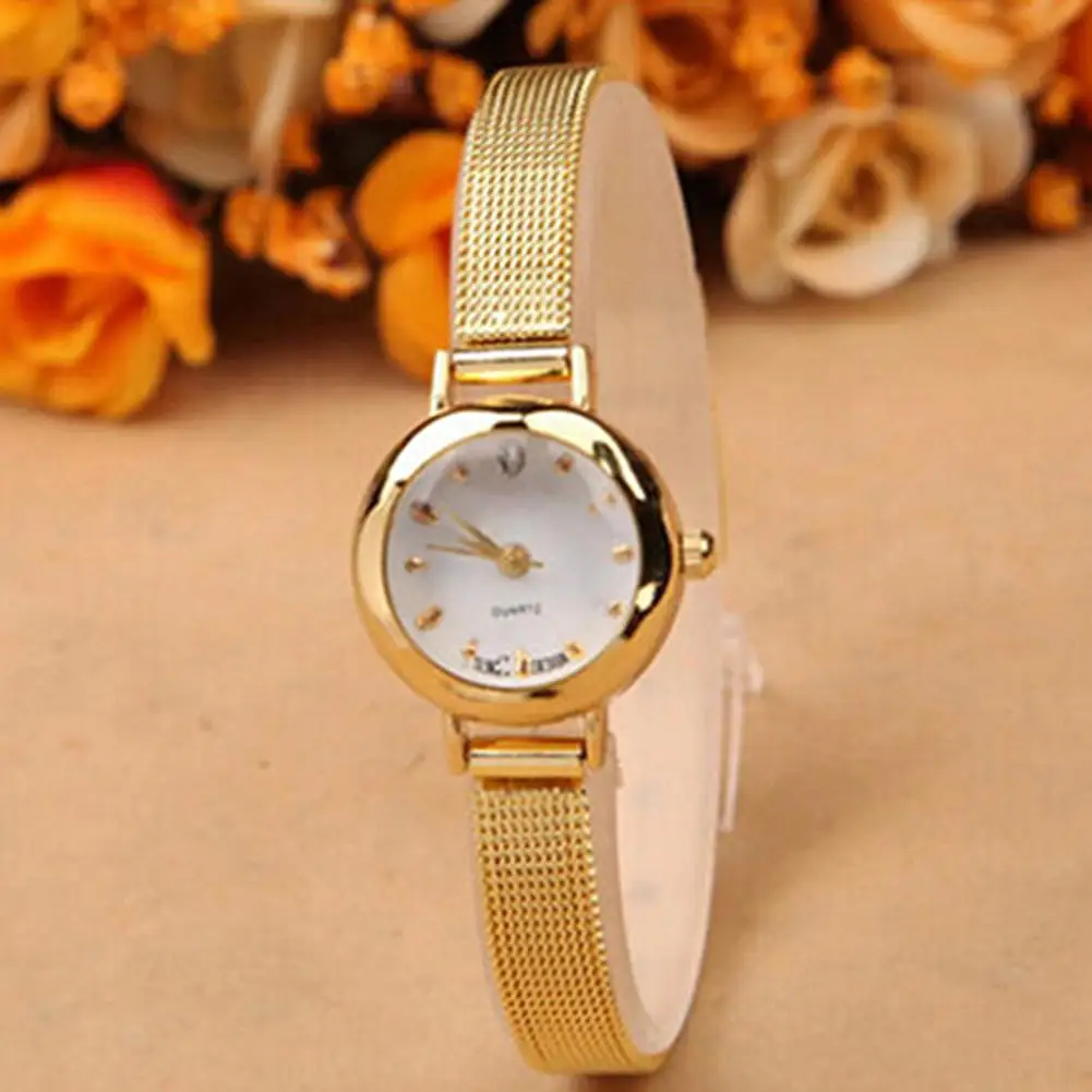 Luxury Golden Bracelet Watch Women Fashion Mesh Fine Alloy Band Rhinestone Dial Quartz Wrist Watch Casual Women Watches Clock women watches,electronic watch