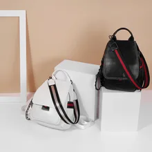 Стиль, первый слой кожи, женская сумка в Корейском стиле, универсальная натуральная кожа, большой объем