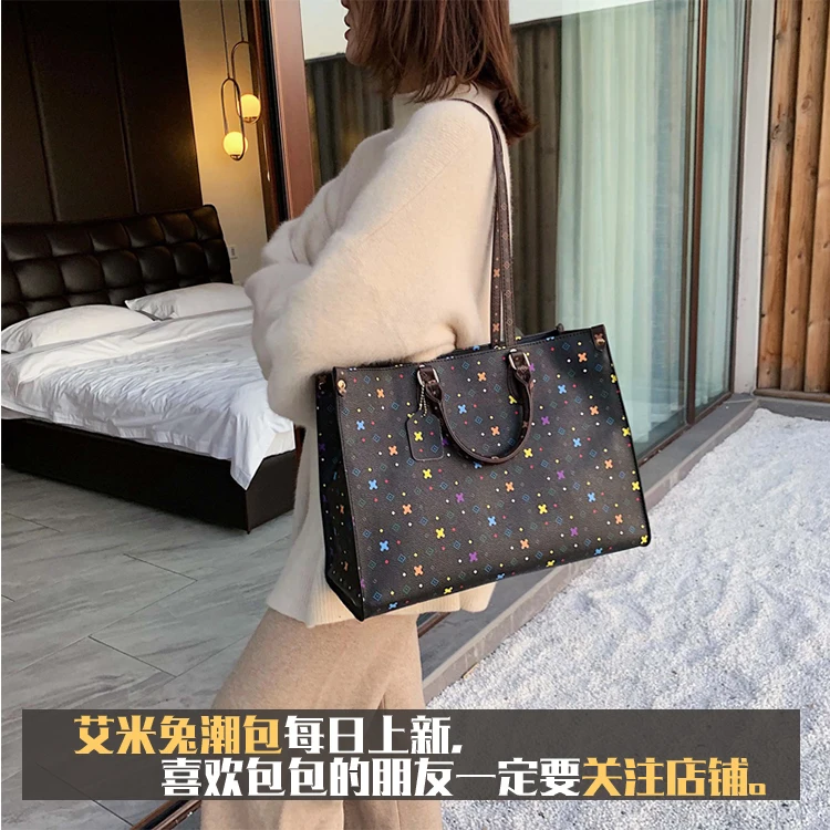 Женская мягкая сумка-мессенджер Большая вместительная дизайнерская сумка известный бренд Женская сумка Luis Vuiton Sac Lux