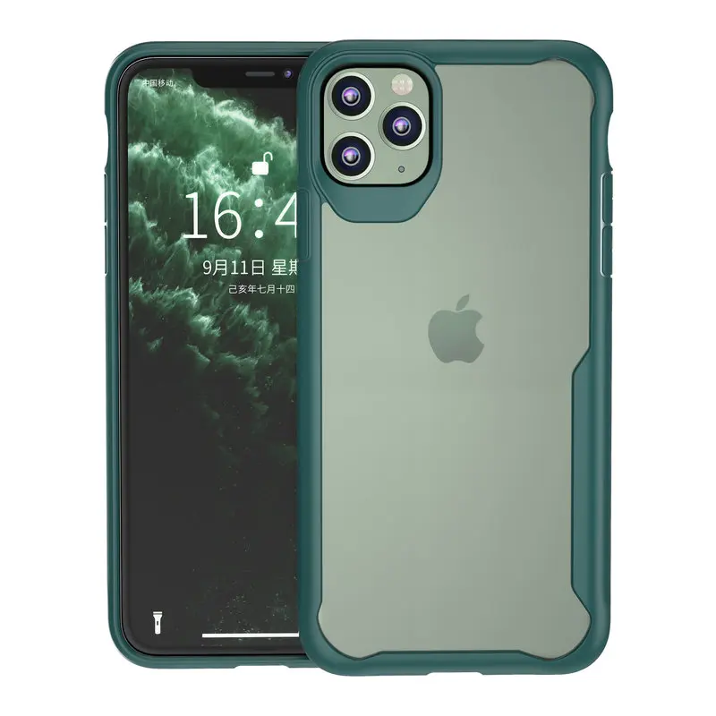 

Shockproof Silicone Case IPhone 11 Phone Cover For IPhone 11 11 Pro 11Pro Max Transparent Protection Case For IPhone 11Pro Cover