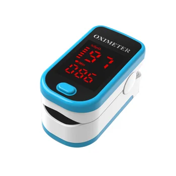 

LED Display Oximeter Finger Clip Blood Oxygen Monitor Pulse Rate Oxygen Oximeter for Men Women without Battery (Sky-blue)