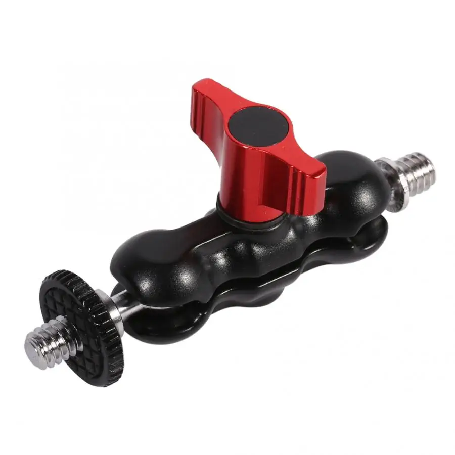 Штатив Acouto Arm Mount Adapter многофункциональная двойная шаровая Головка с креплением для обуви и 1/4 дюймовым винтом для штатива DSLR камеры