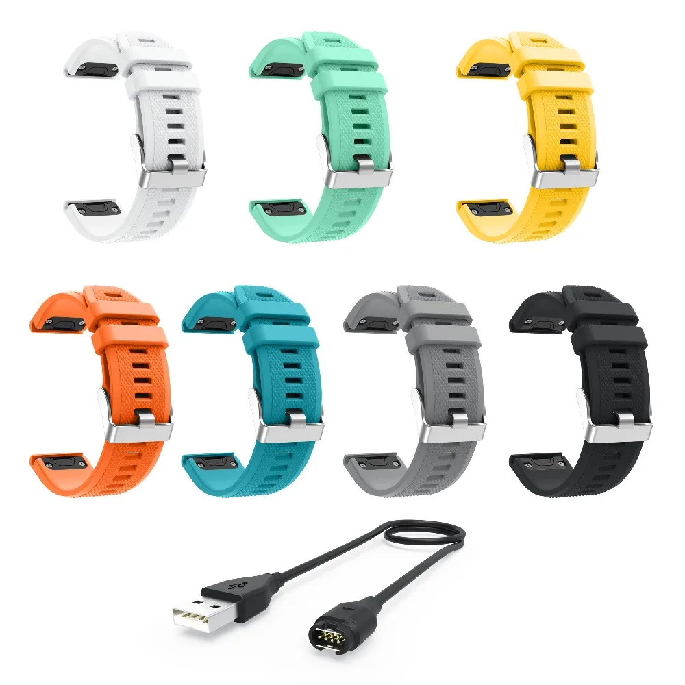 Быстрое зарядное устройство USB для Garmin запасные части Fenix 5 5S 5X Plus Vivoactive3 Forerunner 935 крепление для часов зарядный кабель