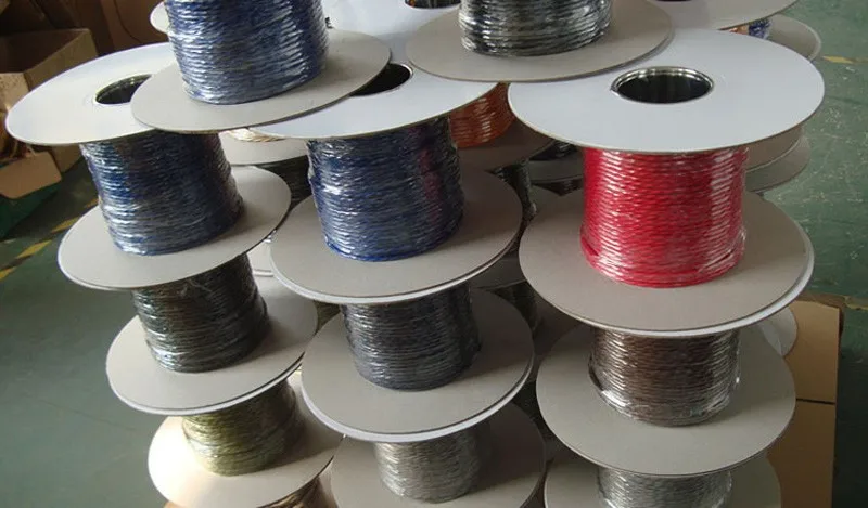 FREE Shipping 50mlot 2x0.75mm Textile Electrical Wire Color Braided Wire Fabric Covered Electrical Power Cord Fabric Wire (7)