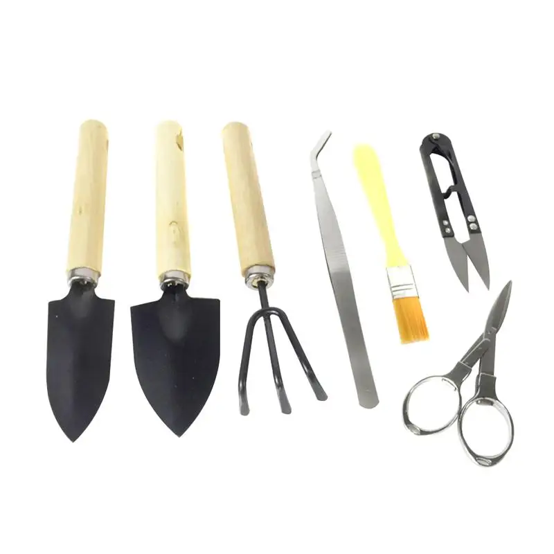 

7PCS/Set Gardening Tool Set Rustproof Practical Long Time Use Garden Hand Tool Set for Gardening Horticulture