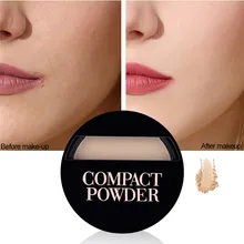 Макияж Мягкая прессованная пудра одноцветная прессованная пудра покрытие недостатки скрывает поры водостойкая масляная пудра для лица