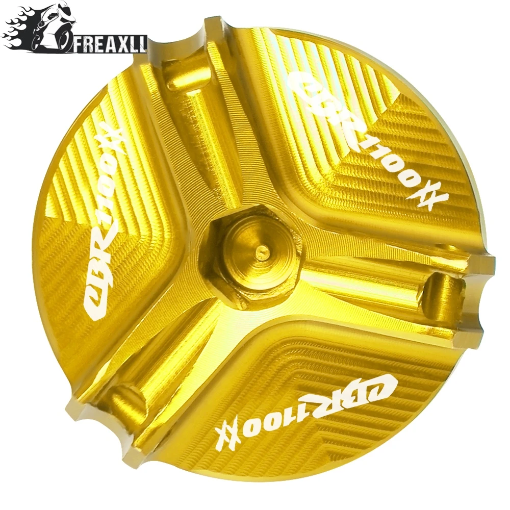 M20* 2,5 для HONDA CBR 1100XX CBR1100XX CBR1100 1997-2004 2003 2002 2001 двигателя мотоцикла Магнитный маслосливную пробку Кепки крышка - Цвет: Gold