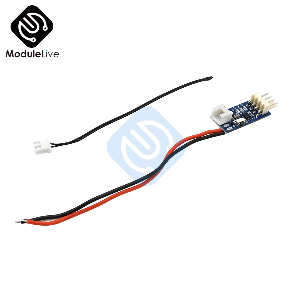 5V 12V 4 Wire PWM Fan Temperature Control Governor Cabinet Computer Fan Temperature Control Noise Reduce 10cm Probe fan speed controller