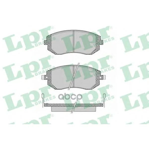 Колодки Тормозные Subaru Forester 01-/Impreza 01-/Legacy 98- Передние Lpr 05p1363 Lpr арт. 05P1363
