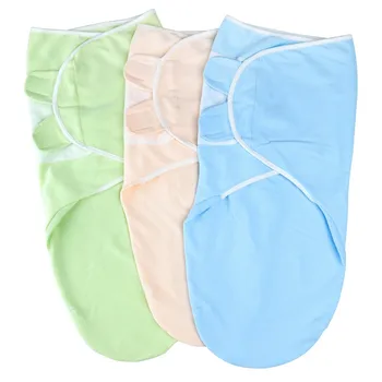 

Adjustable Swaddle Blanket Infant Baby Wrap Soft Blanket Swaddle Sleeping Bag Sleep Sack Stroller Wrap For Baby 0-3 Month