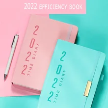 

Name Logo Customize 2022 Year Agenda A5 Notebook Planner Diary Daily Weekly Papers Binder Book School Office Supplies