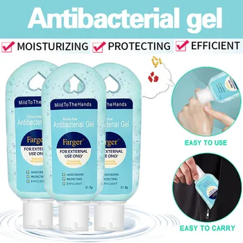 

1/3PCS Travel Portable Hand Sanitizer Gel Household Cleaning Gentle Hydration Hand Sanitizer Soothing Gel 31.3ML for Kids Adults