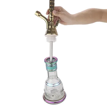 

portable Egypt hookah rod portable hookah adapts to 4.5CM plug-in hookah water bottle Narguile accessories shisha hookah set NEW