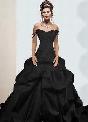 Красные, черные готические vestido de noiva casamento органза; robe de mariage с длинным шлейфом свадебное платье платья для матери невесты - Цвет: Розовый