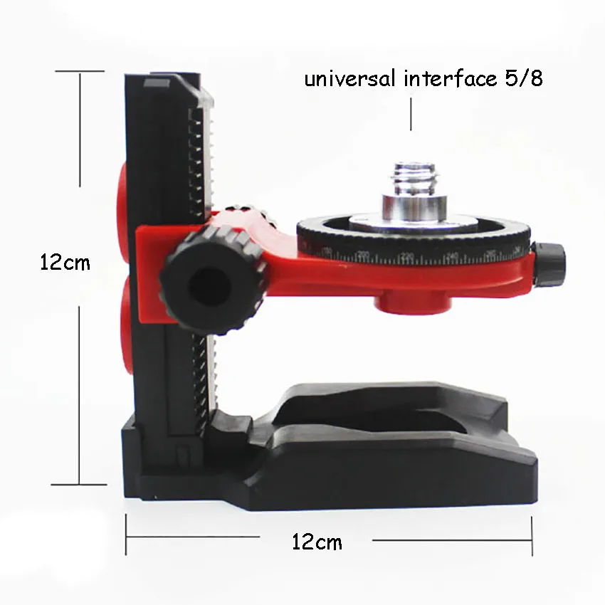 5/" интерфейс Регулируемая шкала стойки l-типа многофункциональный кронштейн база настенный Сильный магнитный лазерный уровень с держателем полки