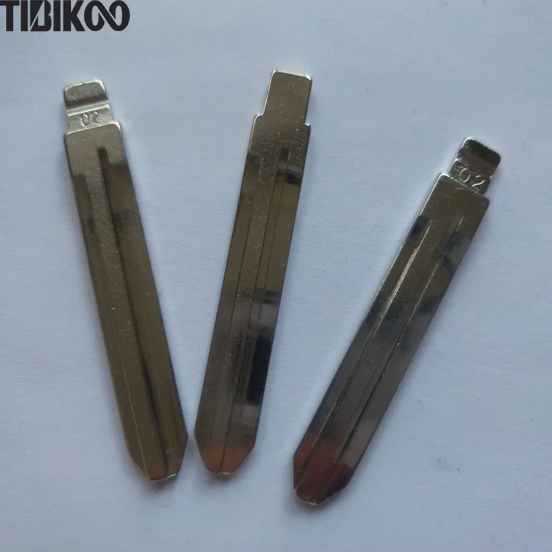 Car Key Blank Remote NO.02 Blank Remote Key Blade For Toyota Corolla Crown Camry Highlander Corolla Vios Fukuda Auman Uncut Toy43 middle groove