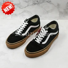 Vans/обувь для скейтбординга; унисекс; Низкие классические кроссовки из коровьей кожи для мужчин и женщин; Новинка года; VNOOO1R1G16