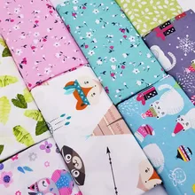 Скидочная Акция чистый хлопок, саржа ткани печатных хлопчатобумажная ткань для шитья для «сделай сам» Лоскутная работа из дышащего хлопка Материал для ребенка