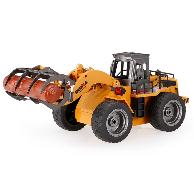 HUINA 1590 1/18 2,4 GHz 6CH RC сплав древесины Grab грузовик игрушки