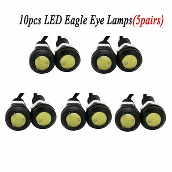 

10PCS/Pack 23MM Car motorcycle Eagle Eye Led DRLDaytime Running Lights LED 12V Backup Reversing Parking Signal Automobiles Lamps