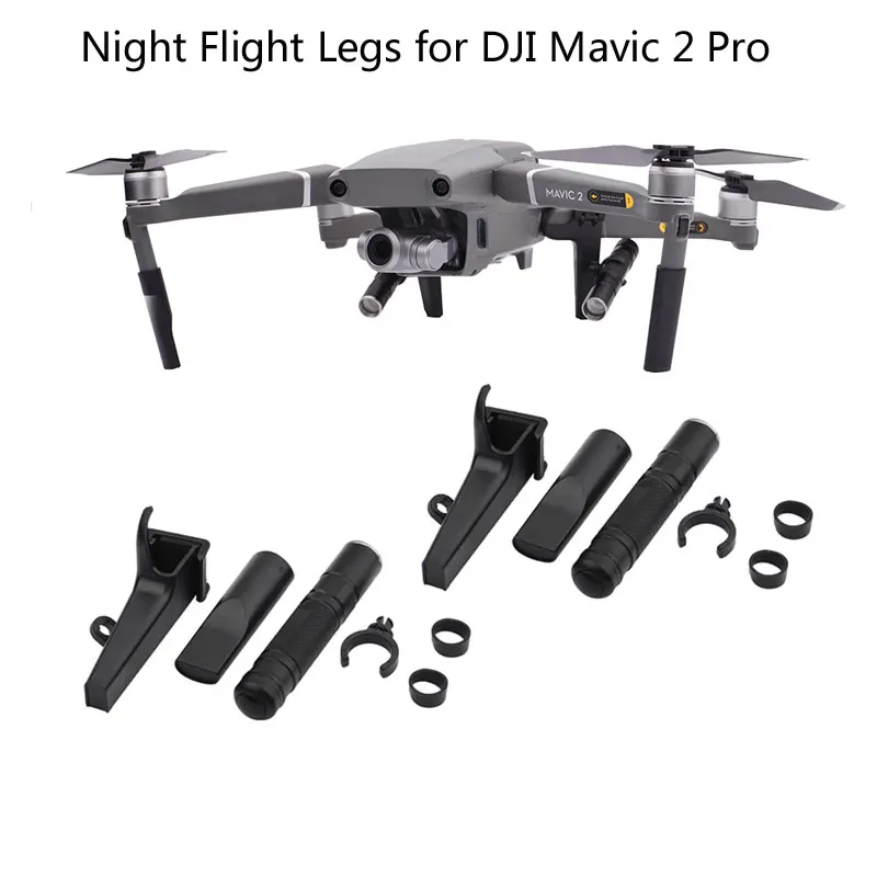 Светодиодная лампа ночного полета для DJI Mavic 2 Pro Zoom Drone Lighting посадочная Шестерня