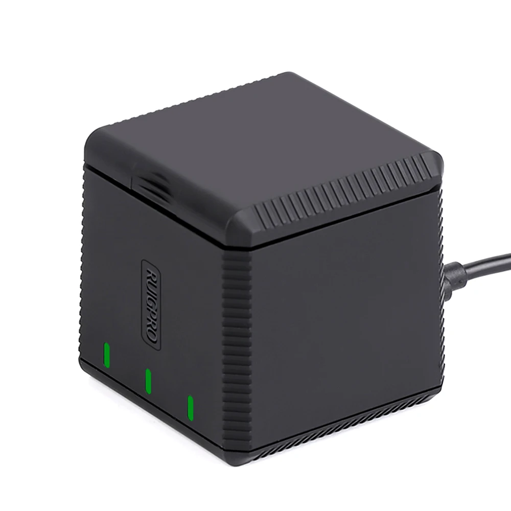 Triple Slot Battery Charger for GoPro Hero Black Cameras by ORBMART