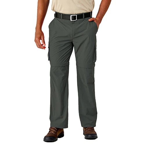 TACVASEN, летние мужские брюки-трансформер, легкие быстросохнущие брюки-карго, рабочие походные брюки, мужские повседневные Прямые эластичные брюки - Цвет: Dark Gray