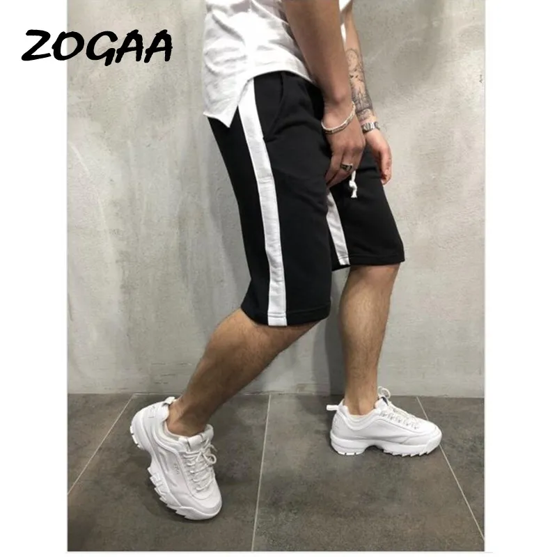 

ZOGAA 2020 men's casual wild sports pants European and American style color matching casual sports shorts men