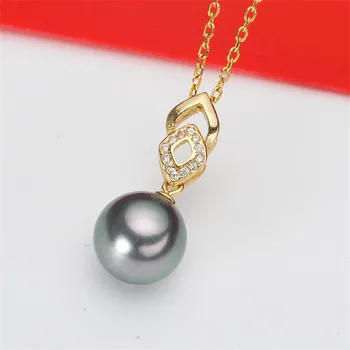 

Jewelry Handwork Pendant Base S925 Sterling Silver Pearl Pendant Accessories And Parts Findings Jewelry For DIY Fittings Women