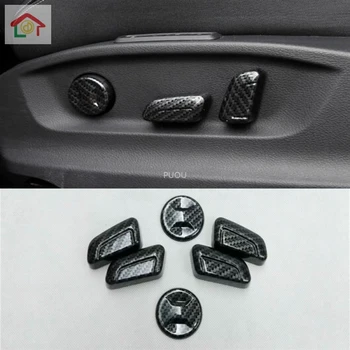 

Car Styling Detector Seat Adjustment Knob Button Switch Trim Accessories 6pcs For Skoda Kodiaq 2017 2018 2019 2020