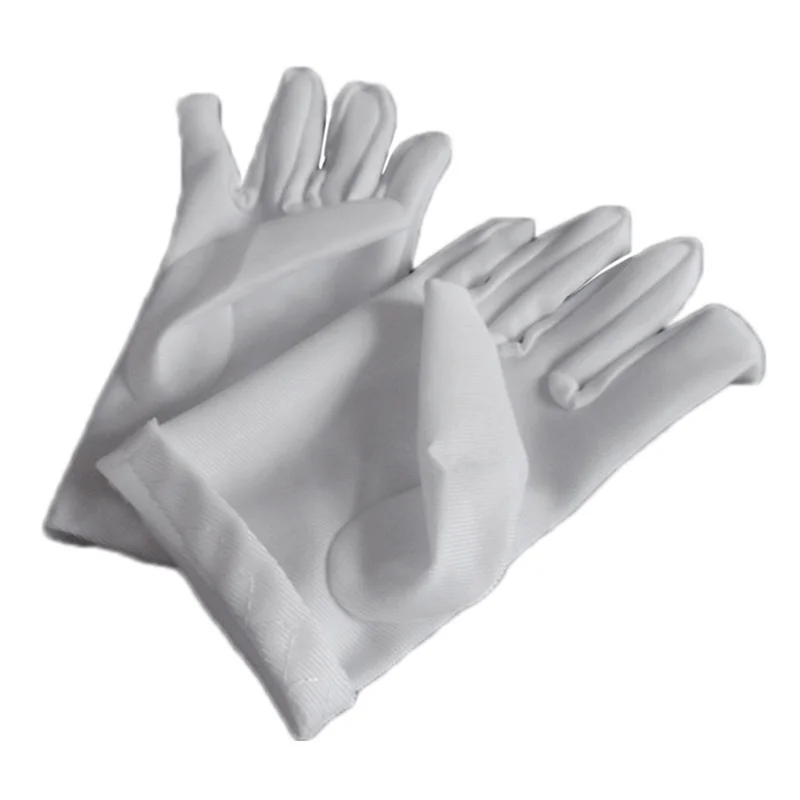 Kids Gloves White Short Satin Feel Boy Hold Flower Girl leather fingerless gloves mens