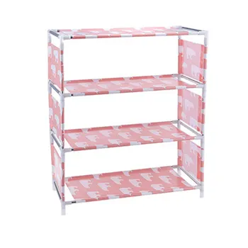 

3/4 Tiers Non Woven Shoe Rack Home Hall Organizer DIY Storage Cabinet Shelf HFing