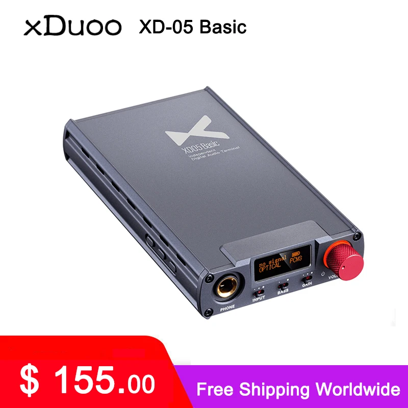 

XDUOO XD-05 базовый усилитель для наушников ESS9018K2M 384 кГц DSD256 XU208 XD05 базовый Hi-Fi портативный усилитель для наушников XD05 Basic