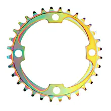 Разноцветное Сменное узкое широкое MTN кольцо 34T X 104mm 1x11 10 9 speed Fit для гоночной езды Аксессуары для велосипеда