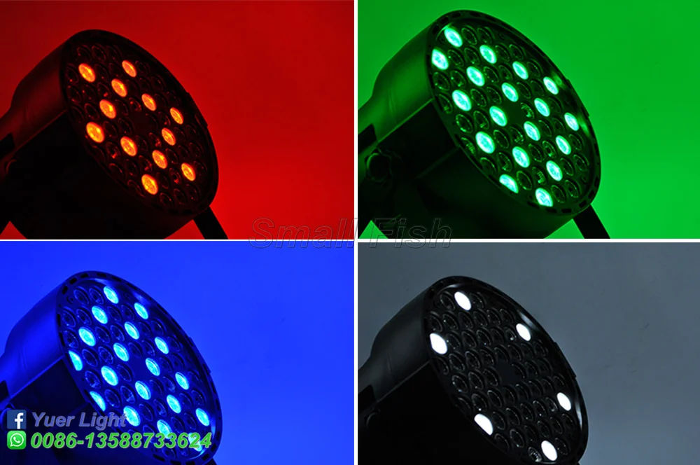 Светодиодный прожектор 54X 3W RGBW, 4 цвета, DMX Par Cans, светильник для дискотеки, сценический светильник с эффектом стирки, лазерный проектор, Dj светильник
