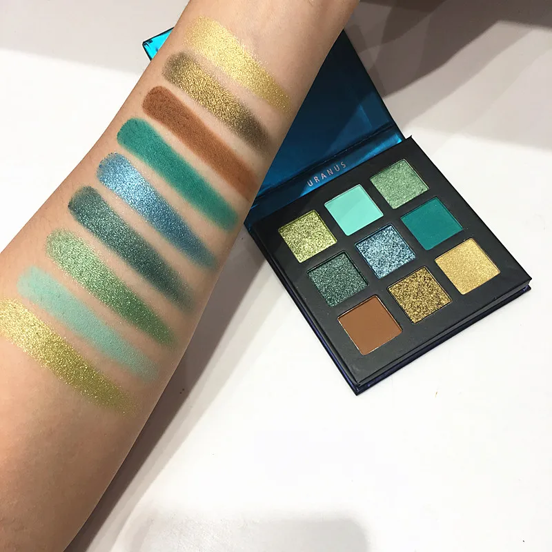 Beauty Glazed 9 Colors Velvet Matte Eyeshadow Shining Glitter Pigment Eye Shadow Pallete Eye Makeup Palette Maquillage TSLM1