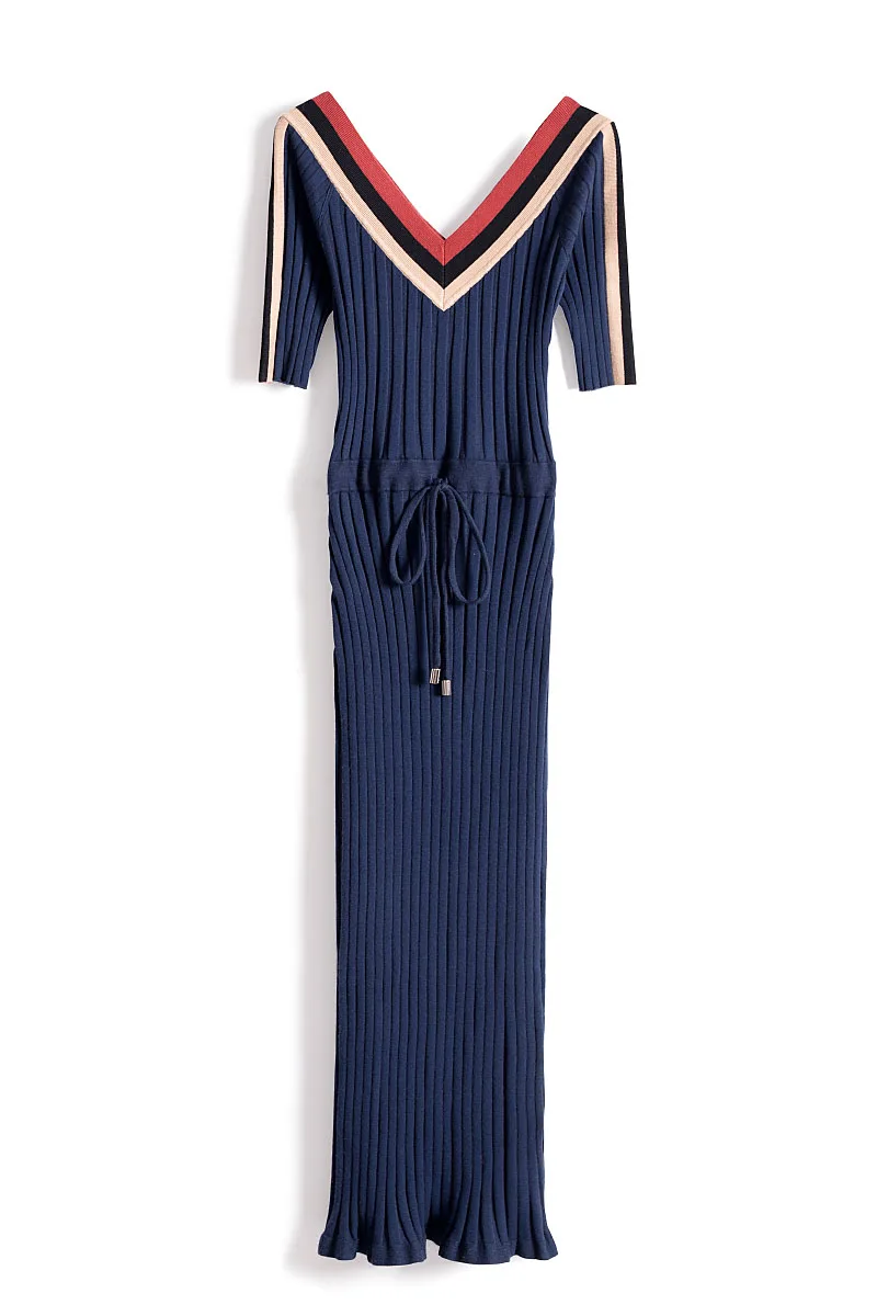 Vestido Longo/шерстяное женское платье Новое кашемировое вязаное платье женское Модное Длинное Платье с разрезом на талии облегающая сексуальная сумка бедра Женская