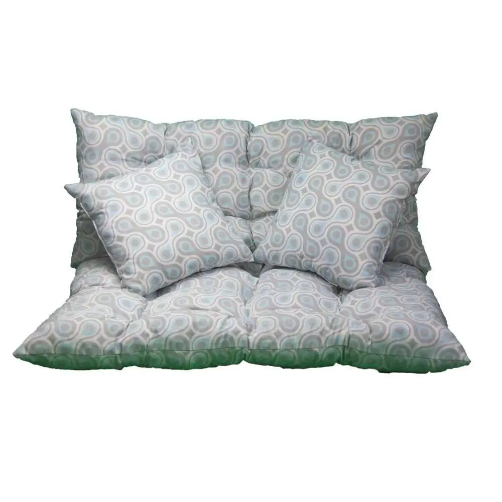 ⭐CONJUNTO SET PIEZAS Colchonetas Respaldo y con 2 Cojines. Palet Chill out⭐ (Madera, gris/azul)|Cojín| - AliExpress