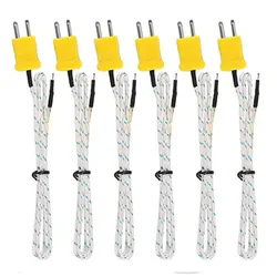 Mini connecteur de Type K, 1M, sonde de température, plage de mesure du capteur, 50 ~ 700 °C,Compatible avec TM902C/ TES1310 6 pièces 