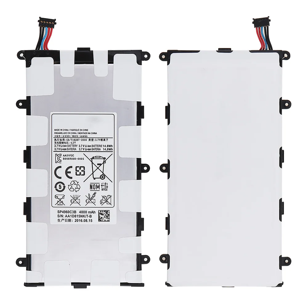

SP4960C3B 3.7V 4000mAh Rechargeable Li-ion Tablet Battery Fit for Samsung GALAXY Tab 2 7.0 GT P3100 P3110 P3113 P6200 P6210