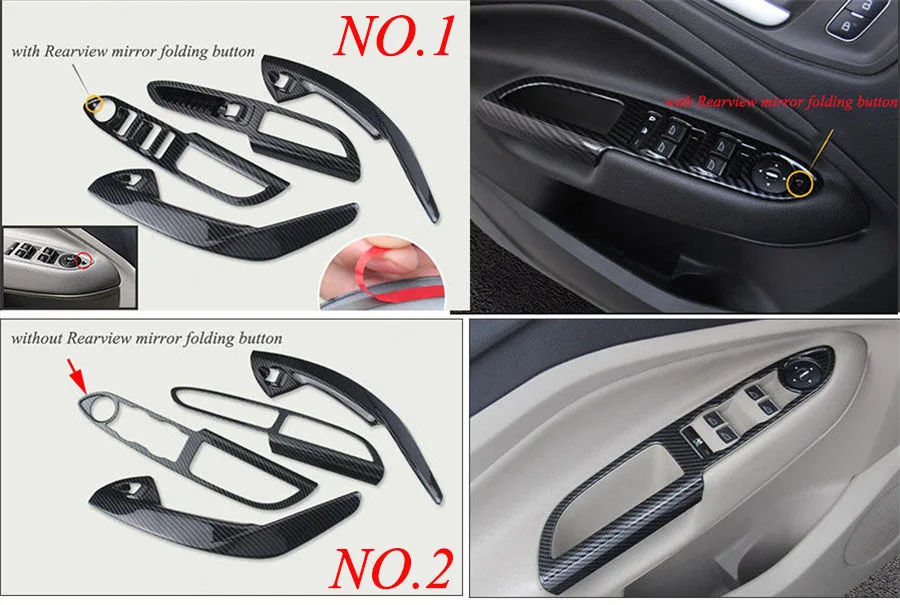 Аксессуары для стайлинга автомобилей специальный внешний интерьер декоративная наклейка накладка чехол для Ford KUGA ESCAPE 2013