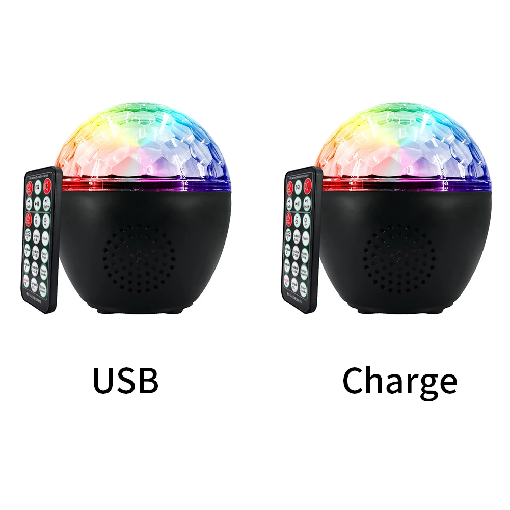 Пульт дистанционного управления Bluetooth 16 цветов бар Легкая установка DJ декоративная проекционная лампа KTV вечерние музыкальный плеер сценический светодиодный диско-шар