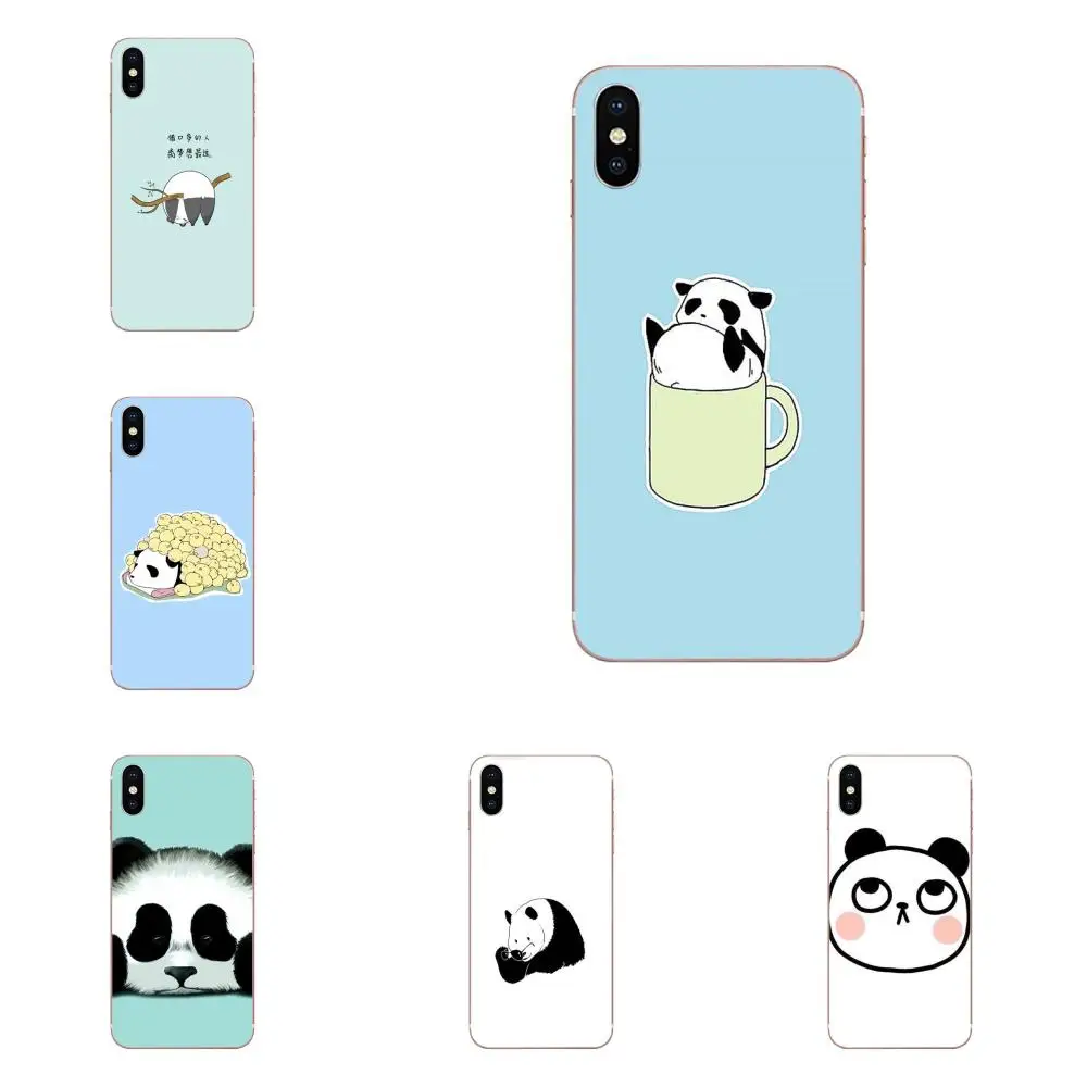 Милая собака мультяшная панда Adorkable для Galaxy J1 J2 J3 J330 J4 J5 J6 J7 J730 J8 2015 2016 2017 2018 mini Pro TPU с