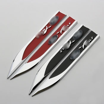 

2pcs car side body metal labeling car blade sticker car styling For Ford mk2 mk3 mk4 mk5 mk7 fiesta FOCUS 2 3 4 5 ranger fusion