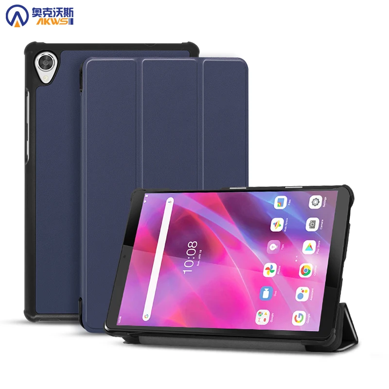 

Magnetic Case for Lenovo Tab M8 3rd Gen TB-8506F/X FHD HD TB-8705F/N TB-8505F/X Slim PU leather Folding Funda Cover 8.0