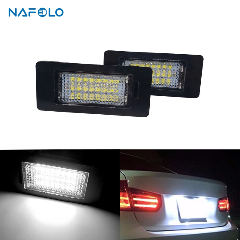 Безошибочный 18Led светильник номерного знака для BMW E39 E60 12V 6000K Canbus автомобильный bmw